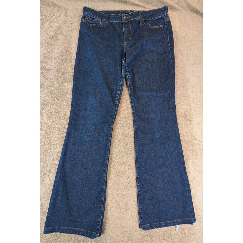 Joe's Jeans Womens W32 Honey Stretch Alyssa Wash Flare Mid Rise Actual 35" X 30"